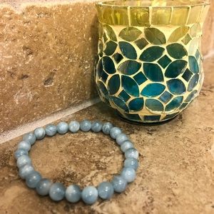 Aquamarine Mala/Prayer/Meditation bracelet
